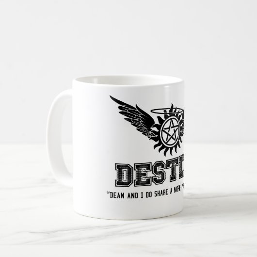 Destiel Zitat-Reihe - #1 Kaffeetasse (Vorderseite Links)
