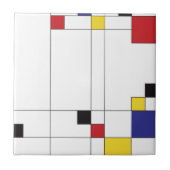 DeStijl Kunst Fliese (Vorderseite)
