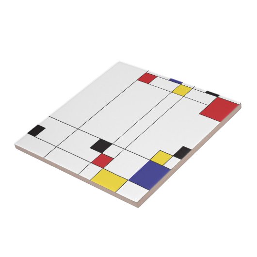 DeStijl Kunst Fliese (Seite)
