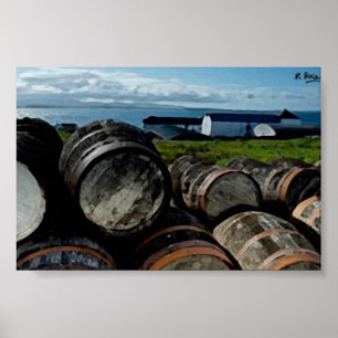 Destilería de Escocia (Bruichladdic) OriginalAtwor Poster
