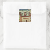 Destillationsmethoden Quadratischer Aufkleber (Tasche)