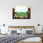 Destillers Window-36x27 Gallery Leinwand (Insitu (Schlafzimmer))