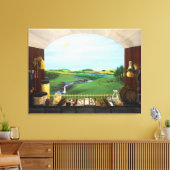 Destillers Window-36x27 Gallery Leinwand (Insitu (Wohnzimmer))
