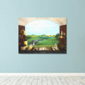 Destillers Window-36x27 Gallery Leinwand (Insitu (Holzboden))