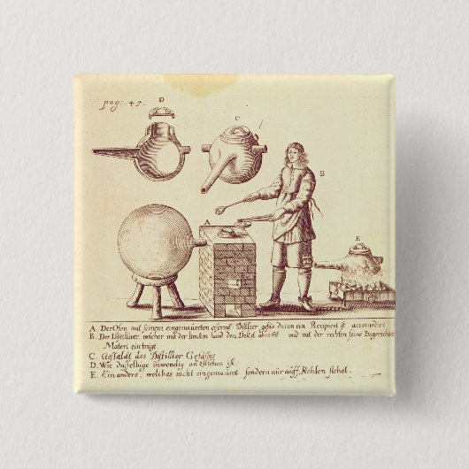 Destillierende Ausrüstung Button (Vorderseite)