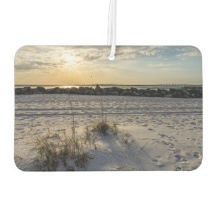 Destin Beach Florida Jetty Sunset Air Freshener Autolufterfrischer