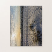 Destin Beach Florida Jetty Sunset Jigsaw Puzzle (Vertikal)