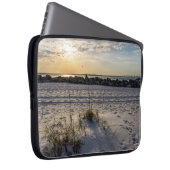 Destin Beach Florida Jetty Sunset Laptop Case (Vorne Rechts)