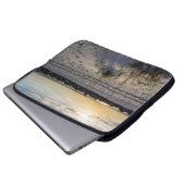 Destin Beach Florida Jetty Sunset Laptop Case (Vorne Knopf)