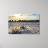 Destin Beach Florida Jetty Sunset Leinwand (Vorderseite)