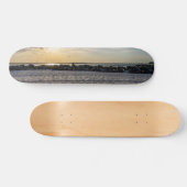 Destin Beach Florida Jetty Sunset Skateboard (Horizontal)