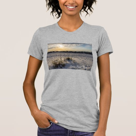 Destin Beach Florida Jetty Sunset Women's Tshirt (Vorderseite)