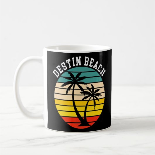 Destin Beach Florida Souvenir Urlaub Kaffeetasse (Links)