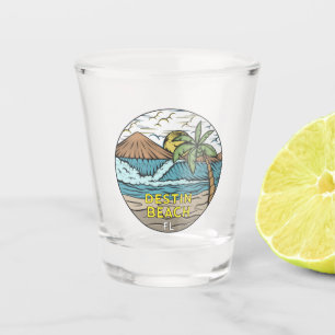Destin Beach Florida Vintag Schnapsglas