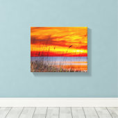 Destin Beach Sunset Leinwanddruck (Insitu (Holzboden))