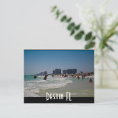 Destin FL Postkarte (Stehend Vorderseite)