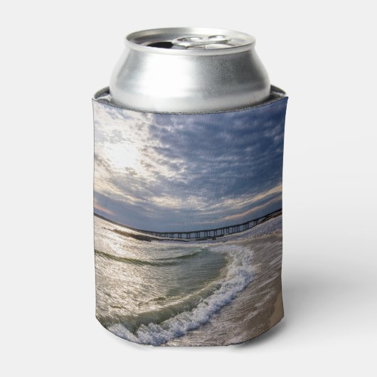 Destin Florida Abend Waves Can Cooler Dosenkühler (Kanne Vorderseite)