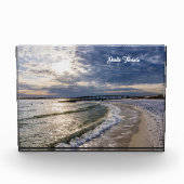 Destin Florida Abend Waves Foto Block (Vorderseite)