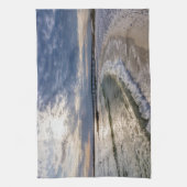 Destin Florida Abend Waves Küchentücher (Vertikal)