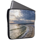 Destin Florida Abend Waves Laptop Sleeve (Vorne Rechts)