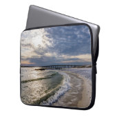Destin Florida Abend Waves Laptop Sleeve (Vorderseite Links)