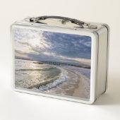 Destin Florida Abend Waves Lunchbox (Rückseite)