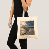 Destin Florida Abend Waves Tote Bag Tragetasche (Vorderseite (Produkt))