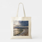 Destin Florida Abend Waves Tote Bag Tragetasche (Rückseite)