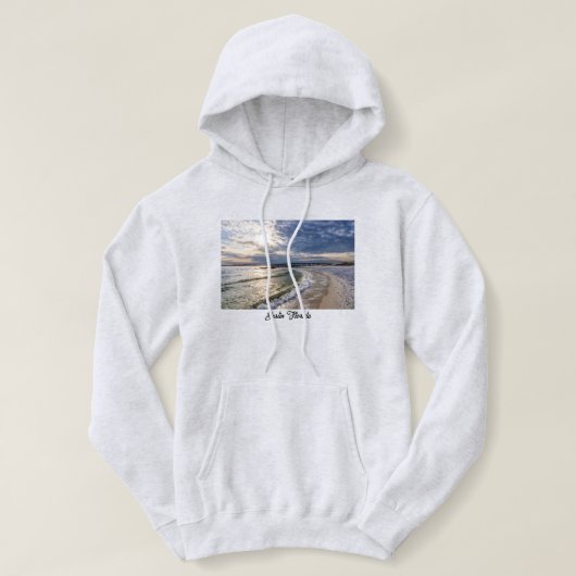 Destin Florida Abend Waves Women's Hoodie (Design vorne)
