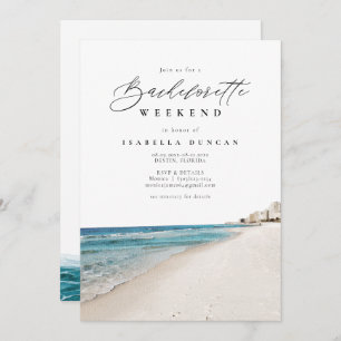 DESTIN Florida Bachelorette - Zeitplan Einladung