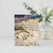 Destin Florida Beach Art Postkarte (Stehend Vorderseite)