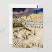 Destin Florida Beach Art Postkarte (Vorne/Hinten)