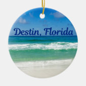 Destin Florida Beach Foto Keramikornament (Vorne)