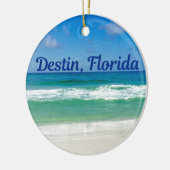 Destin Florida Beach Foto Keramikornament (Links)