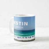 Destin Florida Beach Fotografie Meer Custom Kaffeetasse (Vorderseite Links)