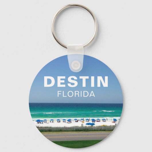 Destin Florida Beach Fotografie Seaside Schlüsselanhänger (Vorderseite)