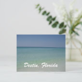 Destin Florida Beach Ocean Vacation Travel Foto Postkarte (Stehend Vorderseite)