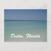 Destin Florida Beach Ocean Vacation Travel Foto Postkarte (Vorderseite)