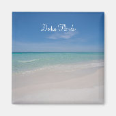 Destin Florida Beach Square Magnet (Vorne)