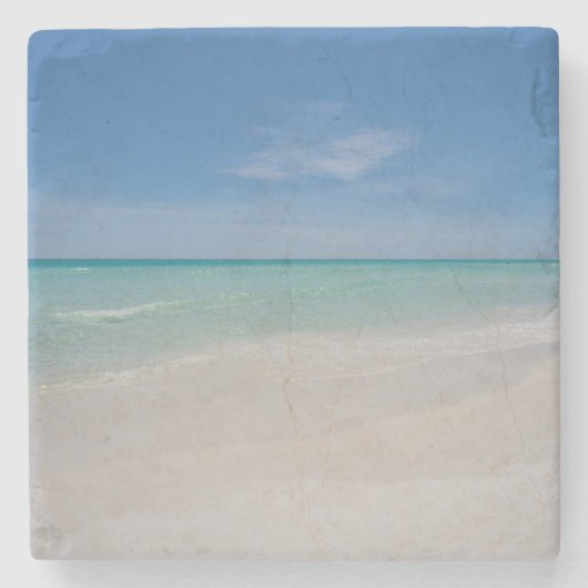 Destin Florida Beach Stone Untersetzer (Vorderseite)