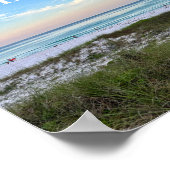 Destin Florida Beautiful Sunset Beach Fotografie Poster (Ecke)