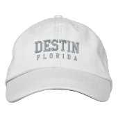 Destin Florida bestickte Baseballhutte Baseballkappe (Vorderseite)