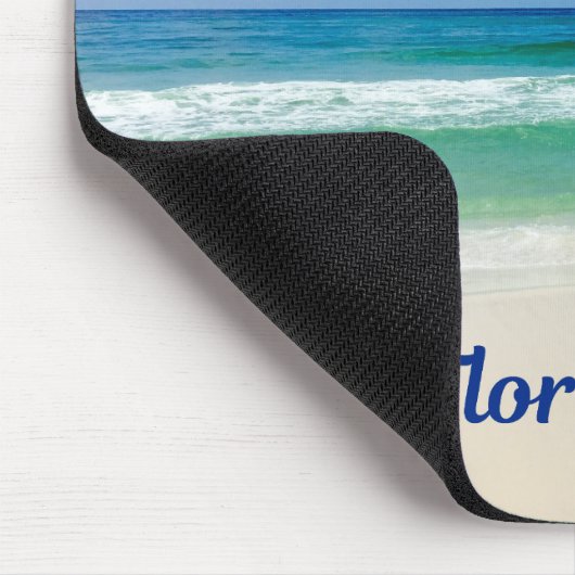 Destin Florida Blue Beach Mousepad (Ecke)