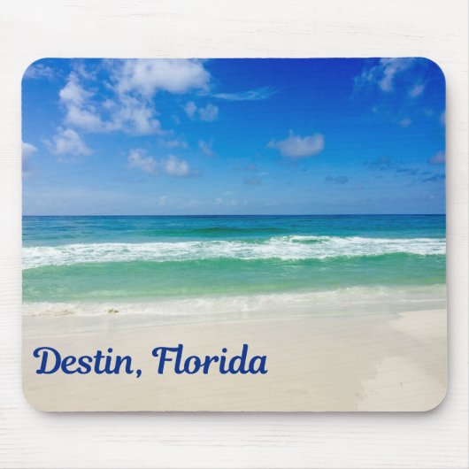 Destin Florida Blue Beach Mousepad (Vorne)