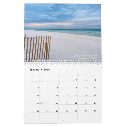Destin Florida Calendar Kalender (Jan 2026)