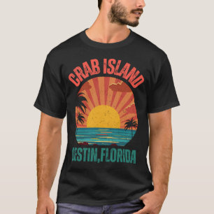Destin Florida Crab Island Strand Sommerurlaub T-Shirt