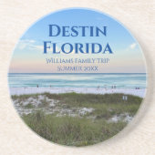 Destin Florida Custom Beach Vacation Souvenir Getränkeuntersetzer (Vorne)