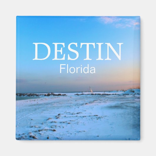Destin Florida - Dreamy Beach Scene Magnet (Vorne)