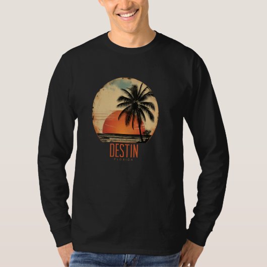 Destin Florida FL Beach Family Vacation Tropical S T-Shirt (Vorderseite)