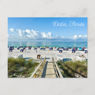 Destin Florida Hübsch Beach Umbrellas Fotografie Postkarte